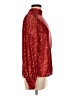 Vine & Love 100% Polyester Metallic Red Long Sleeve Blouse Size S - photo 4