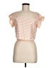 Shein 100% Polyester Orange Short Sleeve Top Size M - photo 1