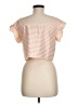 Shein 100% Polyester Orange Short Sleeve Top Size M - photo 2