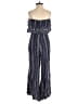 Japna 100% Rayon Paisley Blue Jumpsuit Size S - photo 2