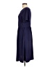 Unbranded Solid Blue Casual Dress Size L - photo 5