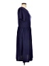 Unbranded Solid Blue Casual Dress Size L - photo 4