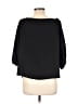 Ann Taylor 100% Polyester Black 3/4 Sleeve Blouse Size M - photo 2