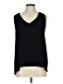 Tyche 100% Polyester Black Sleeveless Top Size L - photo 1
