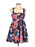 Peter Som Floral Blue Cocktail Dress Size 8 - photo 1