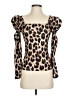 Shein Brown Long Sleeve Top Size 2 - photo 1