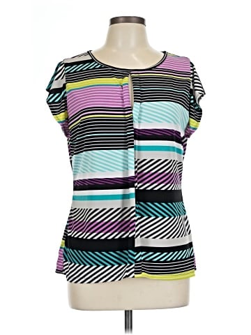 Worthington Short Sleeve Blouse (view 1)