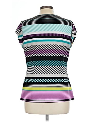 Worthington Short Sleeve Blouse (view 2)