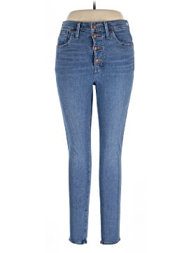 Madewell 10" High-Rise Skinny Jeans in Dewitt Wash: Button-Front TENCEL™ Denim Edition