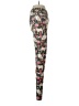 Society 6 Floral Pink Casual Pants Size S - photo 4