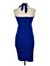 City Studio Solid Blue Cocktail Dress Size L - photo 2