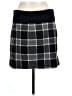 Theory Plaid Black Wool Skirt Size L - photo 2