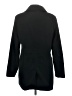 Merona 100% Polyester Black Coat Size M - photo 2