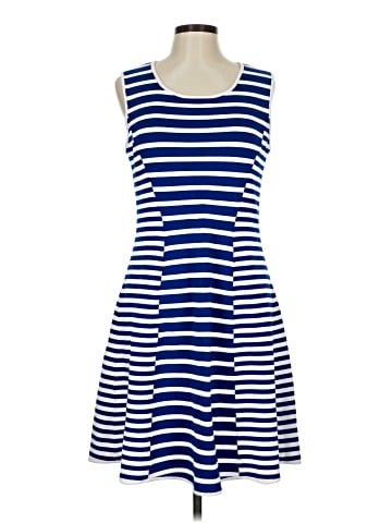Pink Tartan Casual Dress (view 1)