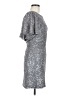 ASTR The Label 100% Polyester Metallic Silver Cocktail Dress Size M - photo 4