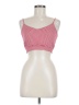 PURPLE SNOW Red Sleeveless Top Size M - photo 1