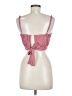 PURPLE SNOW Red Sleeveless Top Size M - photo 2
