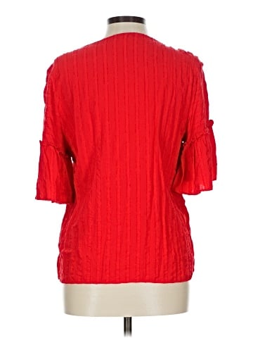 Skies Are Blue Short Sleeve Blouse (view 2)