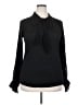 Liberty Love Black Long Sleeve Blouse Size 2XL - photo 1