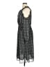 MICHAEL Michael Kors 100% Polyester Houndstooth Gray Casual Dress Size XL - photo 5