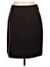 Briggs New York Solid Black Brown Formal Skirt Size 12 (petite) - photo 2