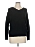 Alya Solid Black Pullover Sweater Size M - photo 1
