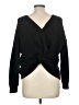 Alya Solid Black Pullover Sweater Size M - photo 2