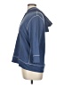 Denim & Co 100% Cotton Blue Raincoat Size M - photo 5
