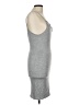 Popular Basics Solid Gray Cocktail Dress Size L - photo 4