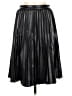 Monteau 100% Polyester Black Faux Leather Skirt Size M - photo 1