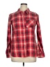 True Craft 100% Cotton Plaid Red Long Sleeve Button-Down Shirt Size XL - photo 1