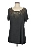 Apt. 9 Gray Short Sleeve Top Size M - photo 1