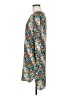 WAYF 100% Rayon Print Silver Casual Dress Size M - photo 5