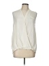Left Coast by Dolan 100% Polyester Ivory Sleeveless Blouse Size L - photo 1