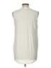 Left Coast by Dolan 100% Polyester Ivory Sleeveless Blouse Size L - photo 2