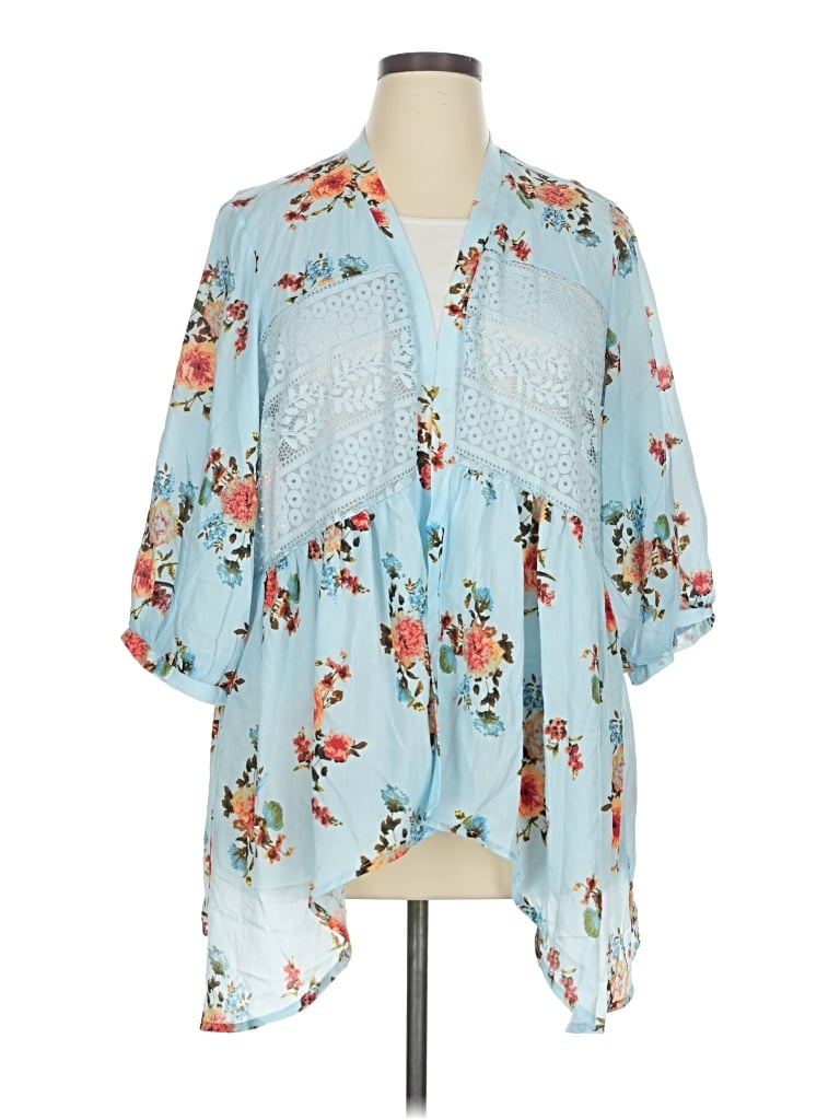 Pre-owned Hotouch Kimono In Blue
