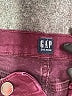 Gap Solid Purple Burgundy Jeggings Size 0 - photo 4