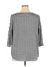 Como Blu Gray 3/4 Sleeve Blouse Size 0X - photo 2