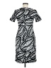 Ann Taylor Graphic Black Casual Dress Size 0 - photo 2