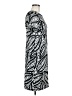 Ann Taylor Graphic Black Casual Dress Size 0 - photo 4