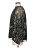 Ann Taylor LOFT 100% Polyester Floral Black 3/4 Sleeve Blouse Size M - photo 5