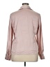 Alfred Dunner 100% Polyester Metallic Pink Long Sleeve Blouse Size 14 - photo 2
