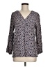Natori 100% Rayon Blue Long Sleeve Blouse Size M - photo 1