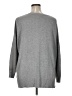 Laurie Felt Hearts Gray Pullover Sweater Size 1X - photo 2