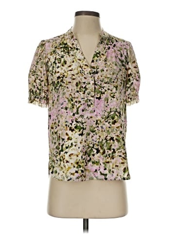 Go By Go Silk Short Sleeve Blouse (view 1)