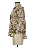 Go By Go Silk Floral Pink Short Sleeve Blouse Size XS - photo 5