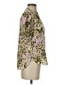 Go By Go Silk Floral Pink Short Sleeve Blouse Size XS - photo 4