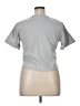 Unbranded 100% Polyester Metallic Silver Short Sleeve T-Shirt Size XL - photo 2