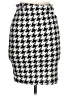 Silhouette nyc Houndstooth Gray Casual Skirt Size M - photo 1