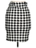 Silhouette nyc Houndstooth Gray Casual Skirt Size M - photo 2